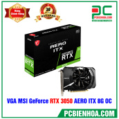 VGA MSI GEFORCE RTX 3050 AERO ITX 8G OC
