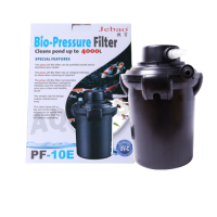 Jebao Bio-Pressure Filter with PF-10E ถังกรองนอกตู้พร้อมหลอดไฟ ฆ่าเชื้อโรค สำหรับบ่อขนาด 4,000 ลิตร