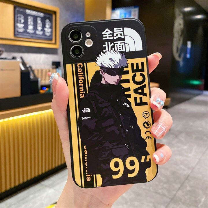 เคสสำหรับ-xiaomi-โทรศัพท์มือถือ-poco-x3-pro-11-lite-5g-ne-10t-11t-pro-m3-x3-gt-เคสซิลิโคนรูปสี่เหลี่ยมนิ่ม-jujutsu-kaisen-gojo-satoru-megumi-omen-sukuna-กันกระแทก-tpu