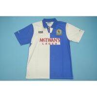 New Arrival 94-95 Blackburn Rovers Home Retro Soccer Jersey Football เป็นที่นิยมมากที่สุด ใหม่ 94-95 แบล็คเบิร์นโรเวอร์สเหย้าเสื้อวินเทจฟุตบอล