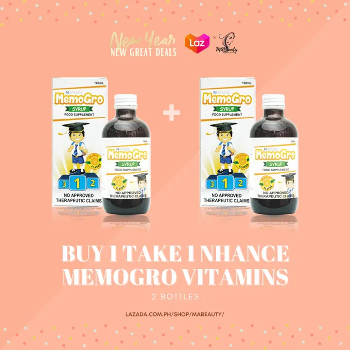 Nhance Memogro Multivitamins for Kids/ Children for 1 12 years old