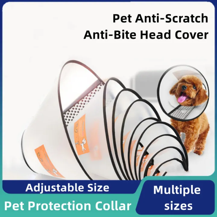 Cat Dog Cone Collar Pet Protective Cover , Cat Dog Collars for after Surgery,to Prevent Pets