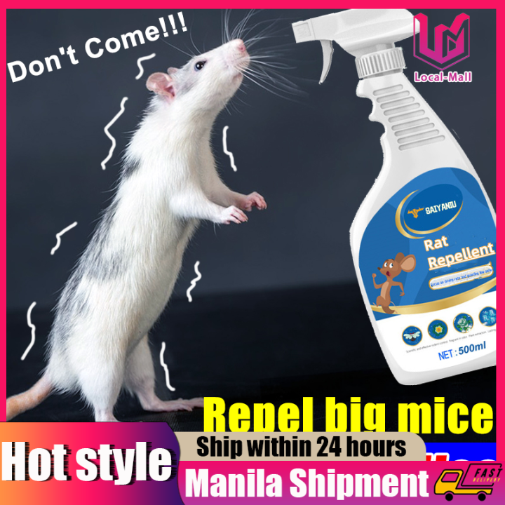 【Delivery 24 hours】Rat Spray Killer For House And Car Engine Repel Mice