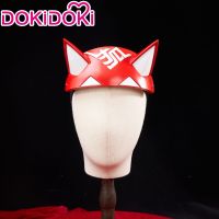 Kiriko Wig Game Overwatch 2 Cosplay Wig Dokidoki Mask Headband Kiriko Red Mask Kiriko Green Hair Kiriko  Wig / Prop