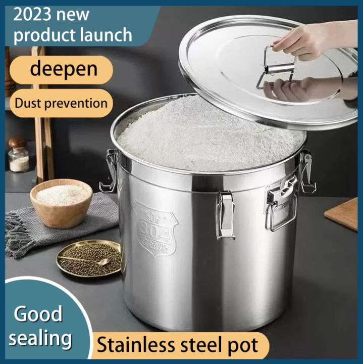 Large aluminium cooking pots (50kg rice)