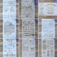 New DIY Craft Layering Stencils Template For Walls Painting Scrapbooking Stamping Tableau Decoration Rulers  Stencils