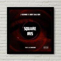 Ben X J Scienide - Square Iris อัลบั้มเพลงปลอกโปสเตอร์ผ้าใบพิมพ์ลายภาพวาดตกแต่งบ้าน (ไร้กรอบ)