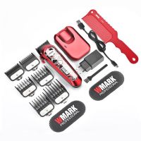 Patented Design WMARK NG-130 Wireless Charging Hair Clipper Professional Barber Tools Type-C Interface Hair Cutter With Base