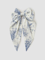 Cider Toile de Jouy Hair Clip