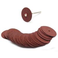 【CW】 36pcs 25mm cutting disc circular saw blade grinding wheel for dremel rotary tool abrasive sanding disc tools cutting wood metal