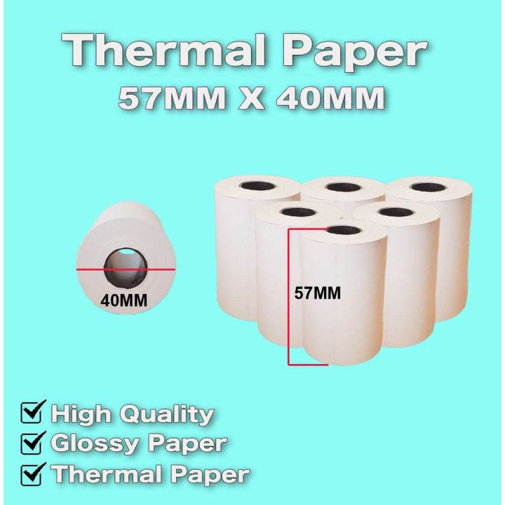 Thermal Paper 57mm X 30mm 100 Rolls In A Box Cash Register Paper For Thermal Printer Receipt 0100