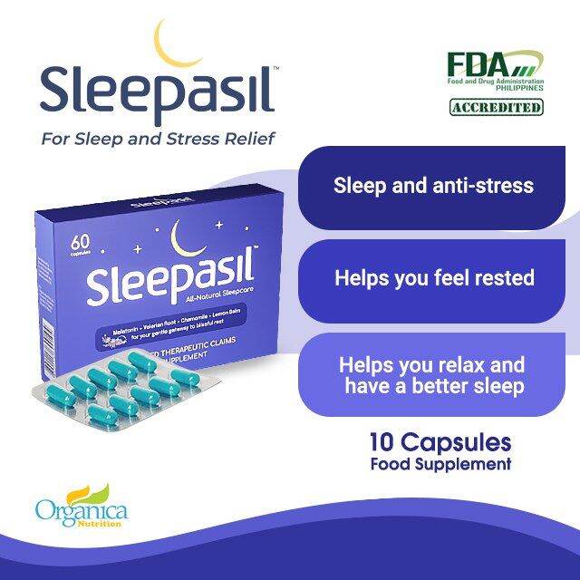 Sleepasil Melatonin for Longer and Relaxing Sleep Lazada PH