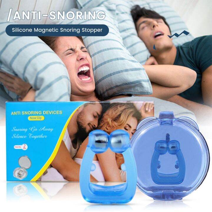 tdfj-silicone-magnetic-anti-snore-stop-snoring-clip-tray-sleeping-aid-apnea-guard-night-device-with-tools