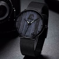 [Aishang watch industry]Reloj Hombre แฟชั่นผู้ชายสเตนเลสสตีลนาฬิกาข้อมือสุภาพบุรูษเรียบง่ายแบบบางพิเศษนาฬิกาลายคู่รัก Relogio Masculino