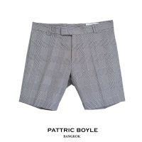 PATTRICBOYLE / HWN / PRINCE OF WALES  SHORTS กางเกงขาสั้น ลายตาราง  / HWN05118BK 05