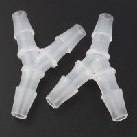 5pcs/lot 7.9-15.8mm Y-Type Tee Connectors PP Plastic Pagoda Joints Aquarium Fish Tank Aerator Hose Connector Air Pump Fittings