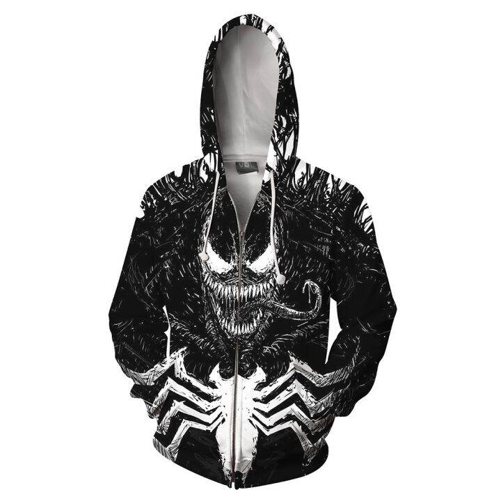 ใหม่-3d-พิมพ์-spiderman-venom-hoodies-แฟชั่น-casual-sweatshirts-superhero-คอสเพลย์เครื่องแต่งกาย