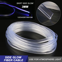 3mm Car Interior Decor EL Fiber Optic Neon Wire Strip Light Guide Extension Accessories For Ambient lighting Equipment