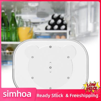 ตู้เย็น Simhoa หมุนชั้นเก็บของอุปกรณ์จัดระเบียบเครื่องปรุงตู้กับข้าวสำหรับตู้เย็น