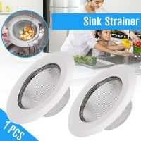 Kitchen Water Sink Filter Mesh Strainer Tool Steel Bathroom Floor Drain Cover Shower Hair Catche Stopper 7-11cm Filter Traps Drains