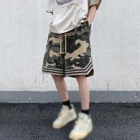 Camouflage Mens Shorts Gothic Casual Short Pants 2023 Summer New Male Cargo Pants Large Size Loose Knee Length Trunks