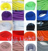 2017 Popular Colourful Braided wire Fabic cable lighting accessories for pendant lamp braided electrical wire Edison retro wire