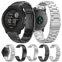 Quickfit สายสแตนเลสสายสำหรับการ์มิน Forerunner 955 745 945 LTE S60 S62/สัญชาตญาณ2 45มม. สาย22/26มม. สายรัดข้อมือโลหะ