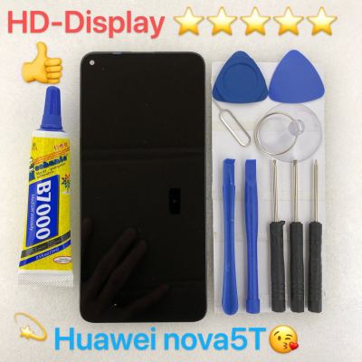 ชุดหน้าจอ Huawei nova5T  งานมีประกัน  ทางร้านทำช่องให้เลือกนะค่ะ แบบเฉพาะหน้าจอ กับแบบพร้อมชุดไขควง