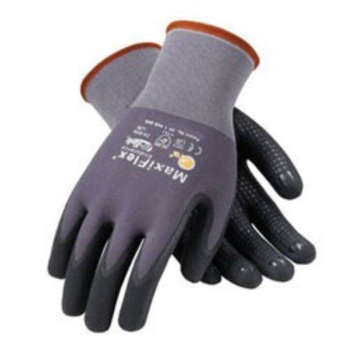 hot Electrical Glove MaxiFlex Safety Gloves nitrile coat breathable