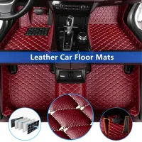 Car Floor Mats For AUDI Q7 (7seat) 2016 2017 2018 2019 Foot Pads Floor Liners Luxury Car Accessories