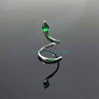 bdfszer 012A Slytherin green snake ring female student ins dark style all-match personality trendy cool high-end open joint ring