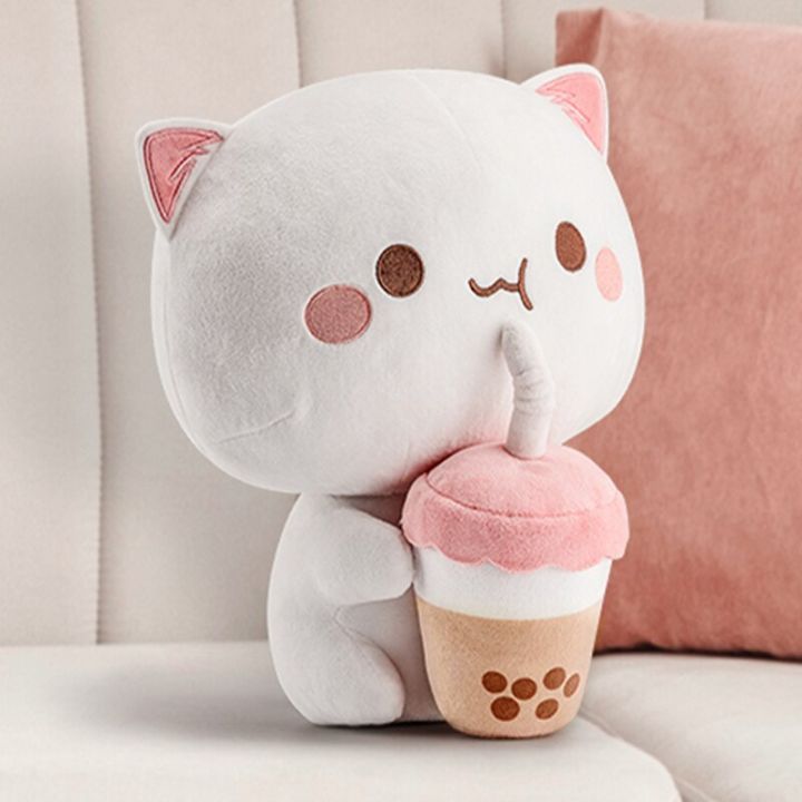 ของเล่นตุ๊กตาแมวลูกพีช30ซม-ตุ๊กตา-plushie-ยัดนุ่นแมวน่ารักหมอนยัดสัตว์ของขวัญวันเกิดเด็กหญิงของเล่นเด็กการตกแต่งบ้าน