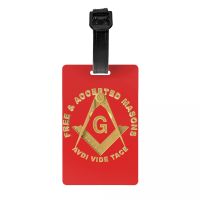 【DT】 hot  Custom Masons Masonic Freemason Luggage Tag Privacy Protection Mason Freemasonry Baggage Tags Travel Bag Labels Suitcase