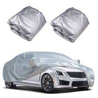 Full Car Covers Snow Ice Dust Sun UV Shade Cover Universal Foldable Light Silver Size S-XXL Auto Car Outdoor Protector Cover