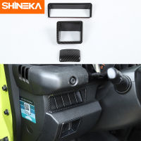 SHINEKA Car Interor Mirror Adjustment Switch Decorative Cover Sticker Accessories for Suzuki Jimny 2019 2020 2021 2022+