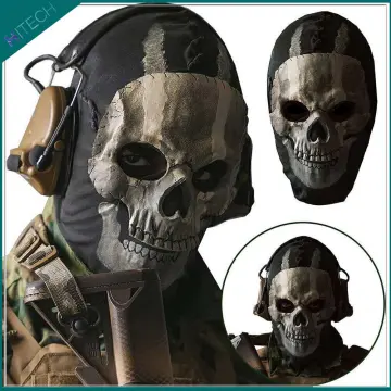 GHOST CALL OF DUTY MODERN WARFARE COSPLAY MASK 3D PRINTED WARZONE