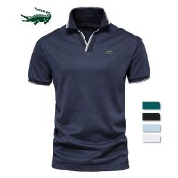 【CC】◎✗  V Neck Polo Shirts for Men Color Short Sleeve Classic Mens Polos 2023 New Shirt Clothing