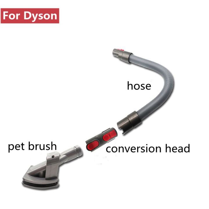 สุนัขแมวสัตว์เลี้ยงคุณภาพสูงแปรงเตียงเหมาะสำหรับเครื่องดูดฝุ่น-dyson-v7-v8-v10อุปกรณ์เสริม-v11สายต่อขยายหัวแปลง