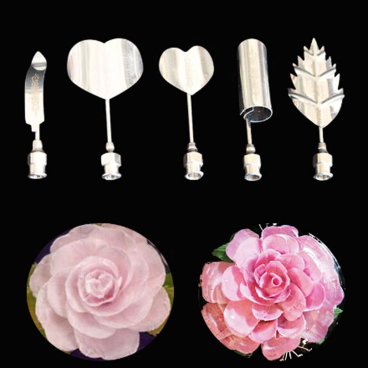 5pcs-3d-gelatin-cake-decorating-tools-needle-moulds-flower-syringe-mold-pudding-jelly-art