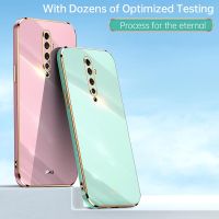 สำหรับ OPPO Reno Z เคสโทรศัพท์,6D Electroplating TPU Soft Shell Anti Drop Back Cover