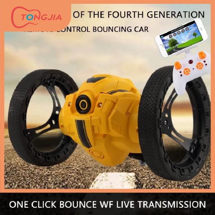 TongJia The Fourth Generation 2.4g Remote Control 360 Rotating Toy Offroad Stunt Car Bouncing
