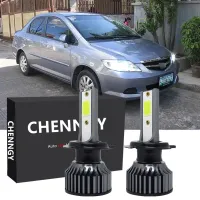 Cg: [` ] cg: ชุดหลอดไฟหน้า LED P1 12-24V 6000K สีขาว สําหรับ HONDA CITY SEL GD6 GD8 2006 2007 2008 2009 2010 (1 คู่) เสียบและเล่น