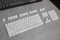 (ร้านจริงต้อง BABYSHIW) keycap PBT SA profile 104 key (White ขาวล้วน ไฟลอด) พร้อมส่งในไทย