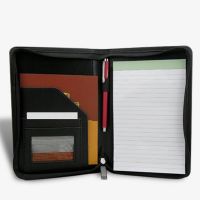A5 PU Leather Folder Business Padfolio Manager Multi-function Office Organizer Planner Notebook School Office Meeting Folder