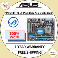 ใช้สำหรับ ASUS P5G41T-M LX Plus เมนบอร์ด LGA 775 DDR3 8GB สำหรับ Intel G41 P5G41T-M LX Plus Desktop เมนบอร์ดบอร์ดระบบ PCI-E X16