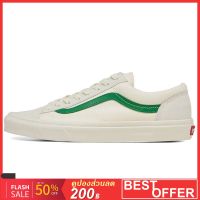 V a n s _ OG Style 35 LX Mens Skate Shoe - White/Green VN0A4BVE21C รองเท้าลำลอง รุ่นท็อป โดดเด่นด้วยสีและลายที่สวย เป็นเอกลักษณ์