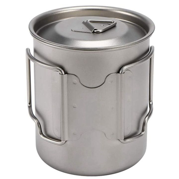 ultralight-titanium-cup-outdoor-picnic-water-cup-portable-mug-camping-picnic-water-cup-foldable-handle-750ml-titanium-color