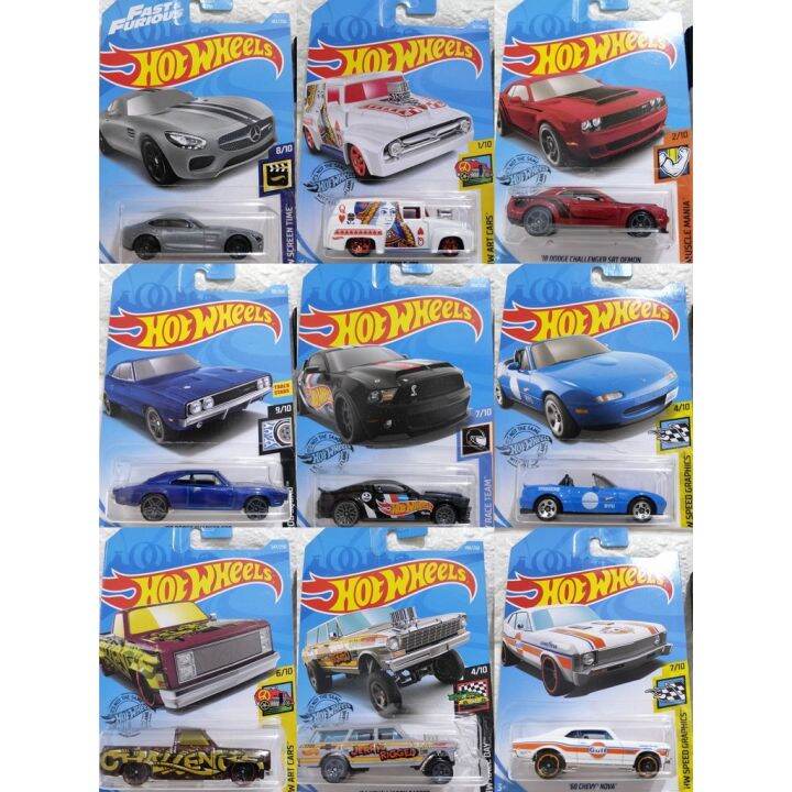 Number Hot Wheels Mazda Audi Subaru Chevy Nova Mercedes Camaro Ford Die ...