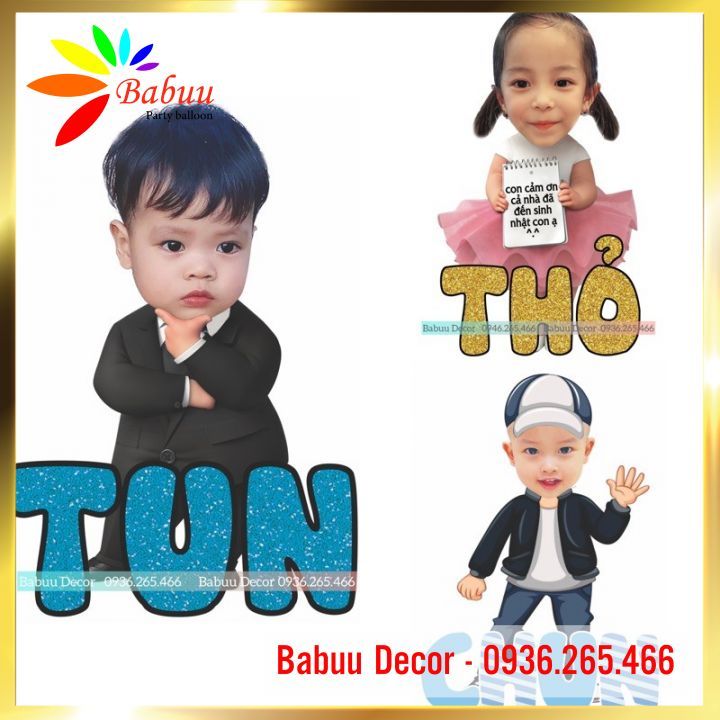 Mua Chibi cho bé trang trí tiệc sinh nhật theo yêu cầu  Tiki