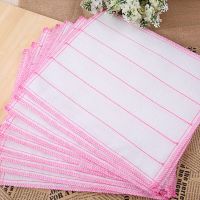 Five layers cotton yarn Strong Absorbent Soft Scouring Pad Kitchen Cleaning Dish Towel Dry And Wet Cleaning Cloth Kitchen Tools Dish Cloth  Towels